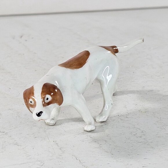 Vintage Erphila Germany Ceramic Hunting Dog Figurine Pointer Dog *Chipped Flaw* - Picture 2 of 9